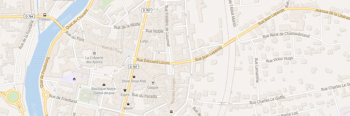 Plan du 31 Rue de Lourmel à Pontivy