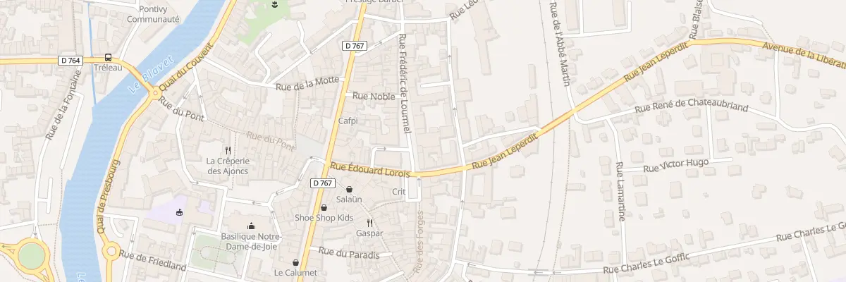 Plan du 27 Rue de Lourmel à Pontivy