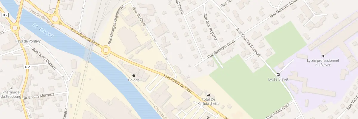 Plan du 25 Rue du Caire à Pontivy