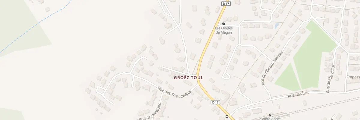 Plan du 3 Rue de la Vallée à Pluneret