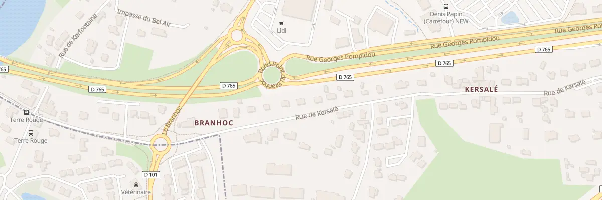 Plan du 9 Rue de Kersalé à Pluneret