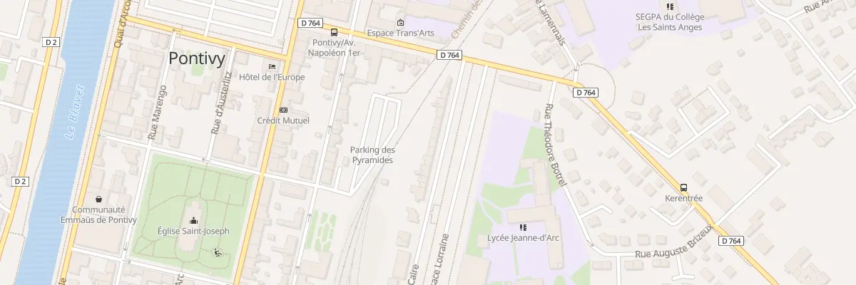 Plan du 16 Rue du Caire à Pontivy