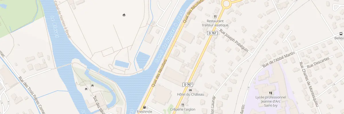 Plan du 27 Quai des Récollets à Pontivy