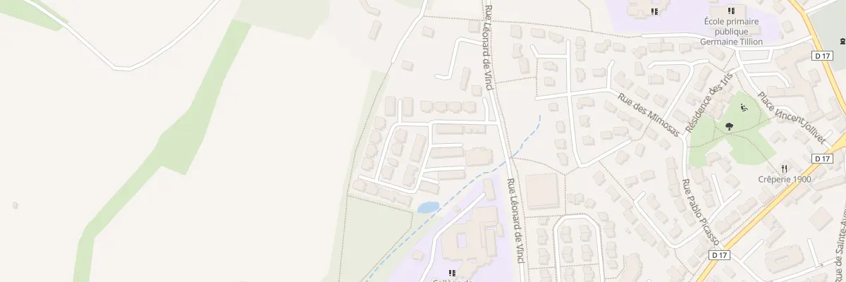 Plan du 44 Rue des Chataigniers à Pluneret