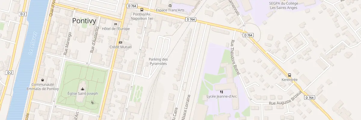 Plan du 18 Rue du Caire à Pontivy