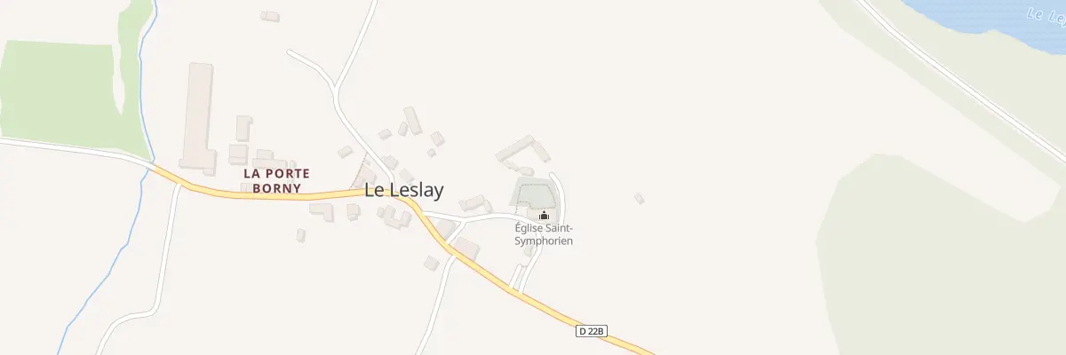 Plan du 5045 La Porte d’en Bas au Leslay
