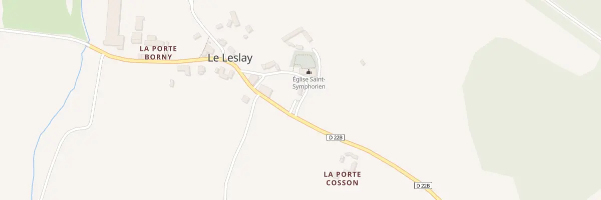 Plan du 5015 Le Bourg au Leslay