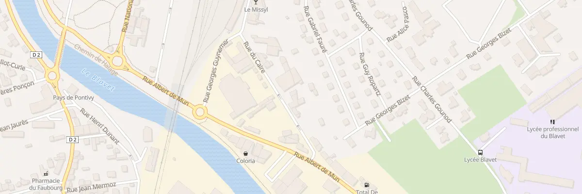 Plan du 21 Rue du Caire à Pontivy