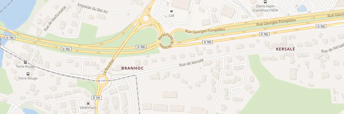 Plan du 7 Rue de Kersalé à Pluneret