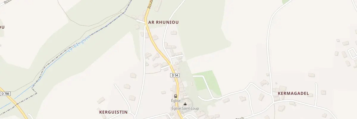 Plan du 1 Ar Runioù à Lanloup
