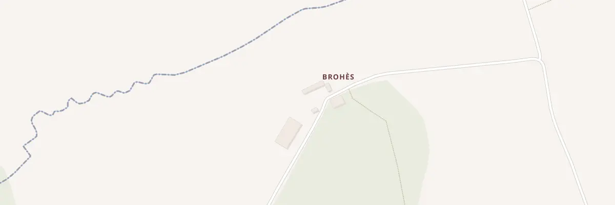 Plan de Brohes à Kergrist