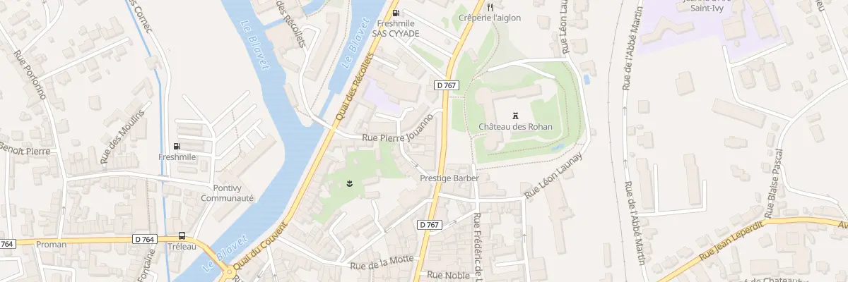 Plan du 46 Rue Gal de Gaulle à Pontivy
