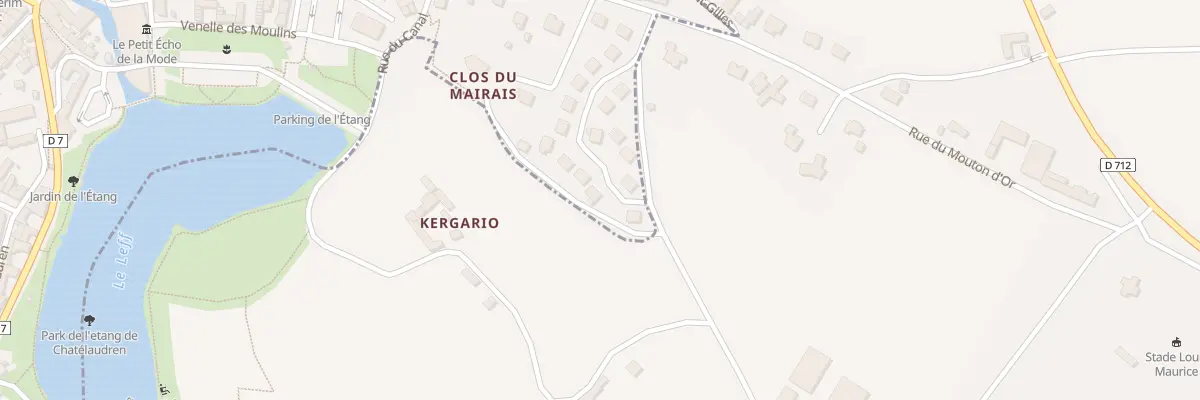 Plan du 11 Rue de Kerello à Châtelaudren-Plouagat