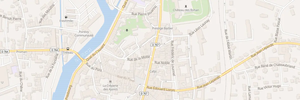 Plan du 64 Rue Gal de Gaulle à Pontivy