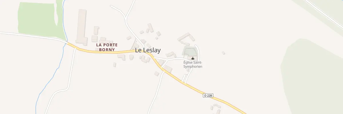 Plan du 5016 Le Bourg au Leslay