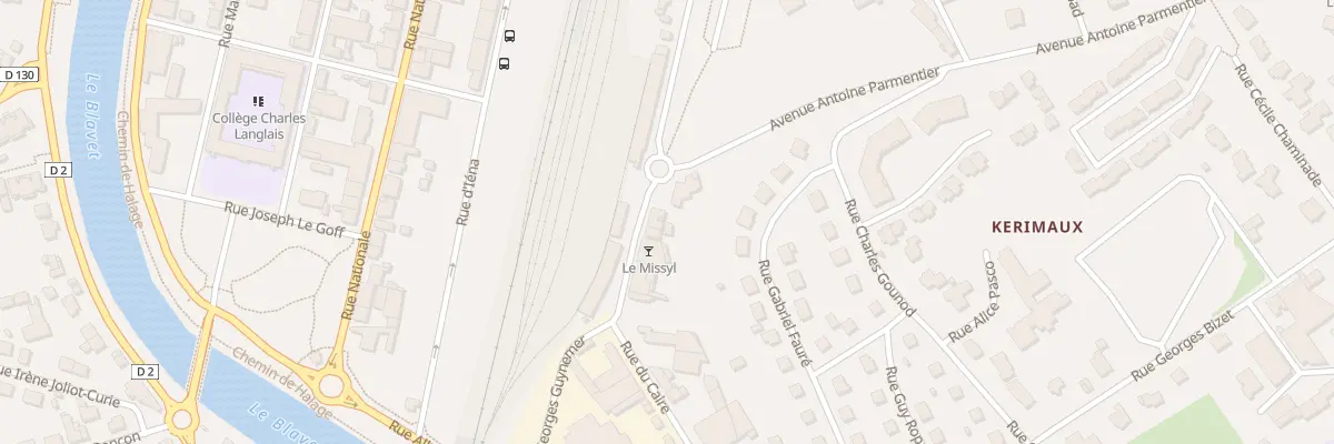 Plan du 3 Rue du Caire à Pontivy