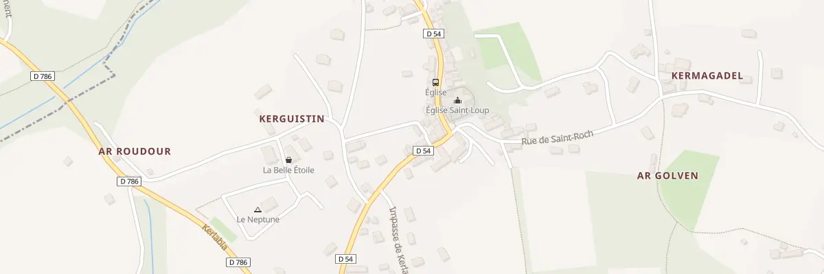 Plan du 4 Rue Straed Alain Le Nerrant à Lanloup