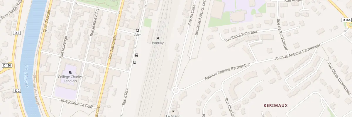 Plan du 44 Rue du Caire à Pontivy