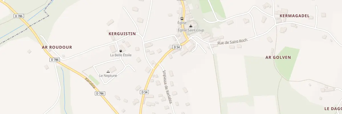Plan du 5152 Le Bourg à Lanloup