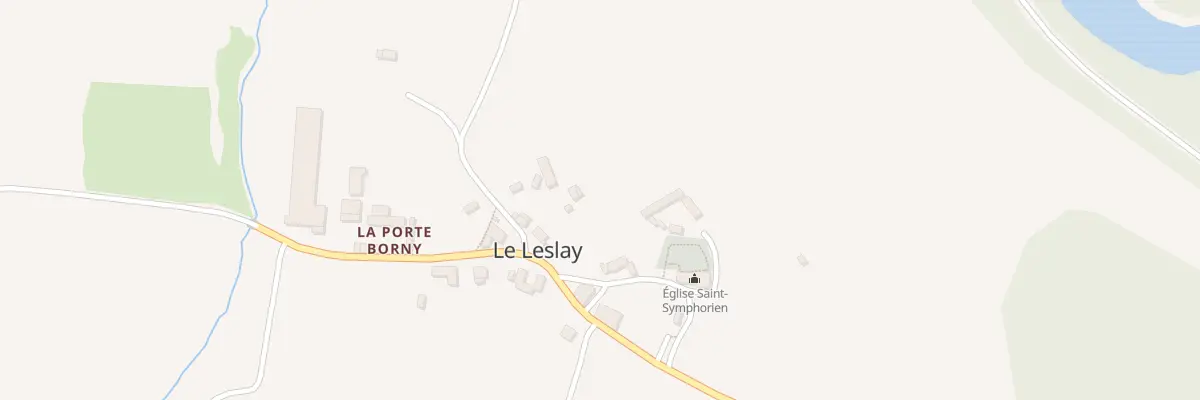 Plan du 5021 Le Bourg au Leslay
