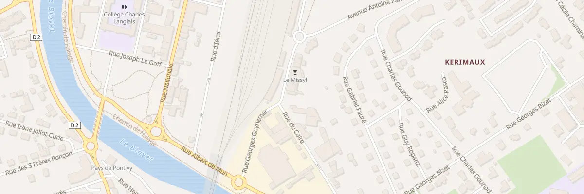 Plan du 11 Rue du Caire à Pontivy