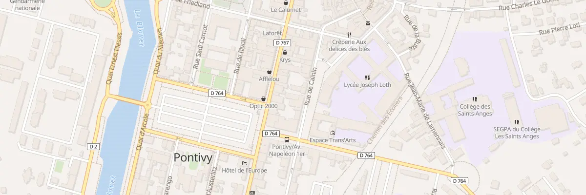 Plan du 24 Rue Cainain à Pontivy