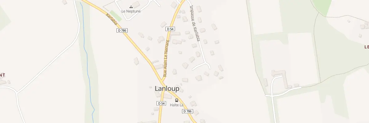 Plan du 16 Imp Hent Dall de Kerlabia à Lanloup