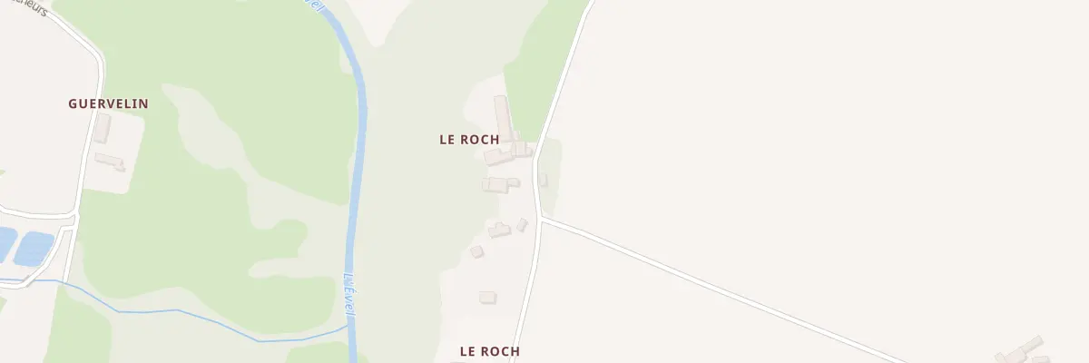 Plan du 5127 Le Roch à Guénin