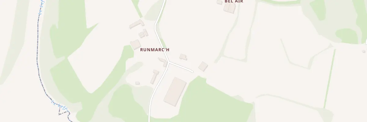 Plan du 1 Runmarc’h à Cohiniac
