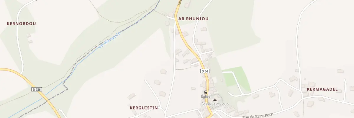 Plan du 3 Ar Gerbed à Lanloup