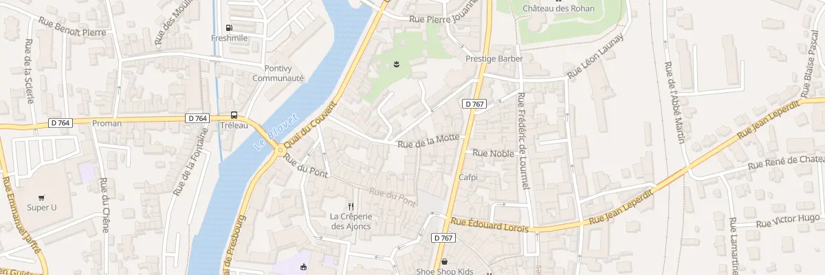 Plan du 5 Rue de la Motte à Pontivy
