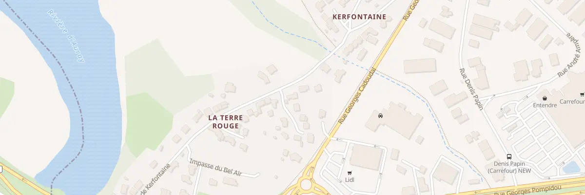 Plan du 13 Rue de Kerfontaine à Pluneret