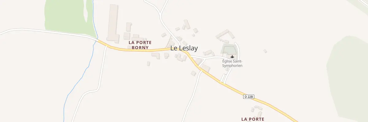 Plan du 5032 Le Bourg au Leslay