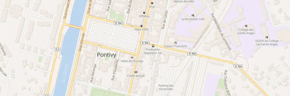 Plan du 69 Rue Nationale à Pontivy