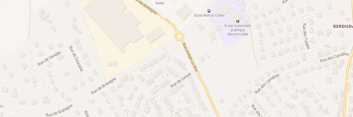Plan du 8 Rue de Charente à Pontivy