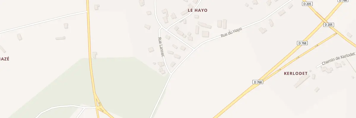Plan du 18 Rue du Hayo à Saint-Thuriau