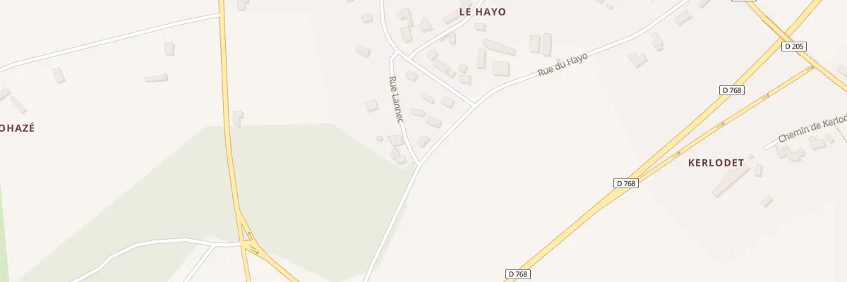 Plan du 20 Rue du Hayo à Saint-Thuriau