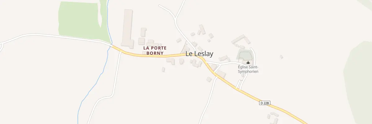Plan du 5033 Le Bourg au Leslay
