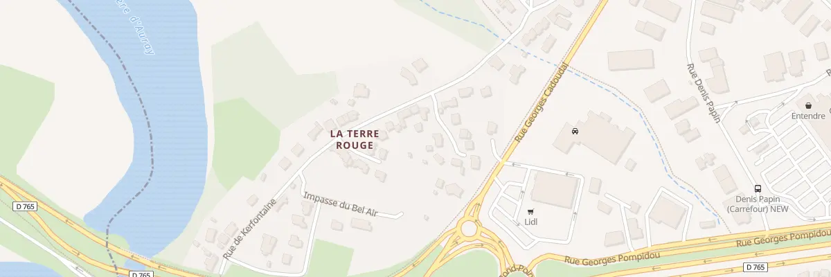 Plan du 17 Rue de Kerfontaine à Pluneret