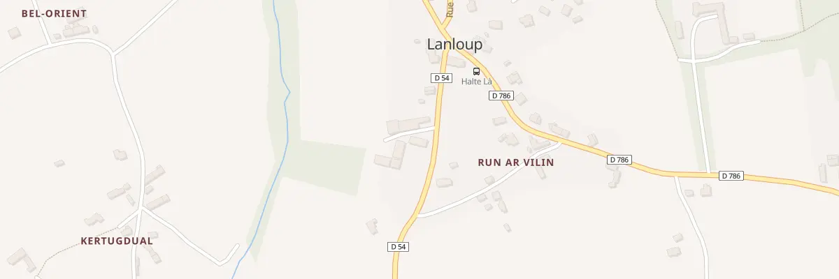Plan du 5204 Run ar Vilin à Lanloup