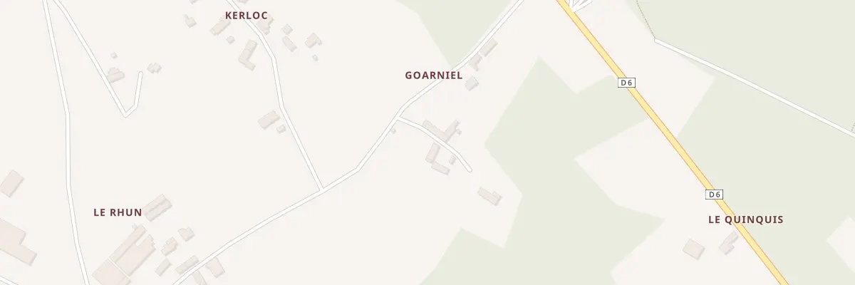 Plan du 2 Goarniel à Tressignaux