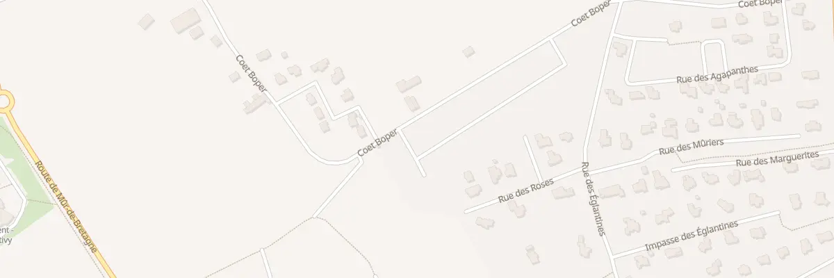 Plan du 1 Rue des Lys à Pontivy