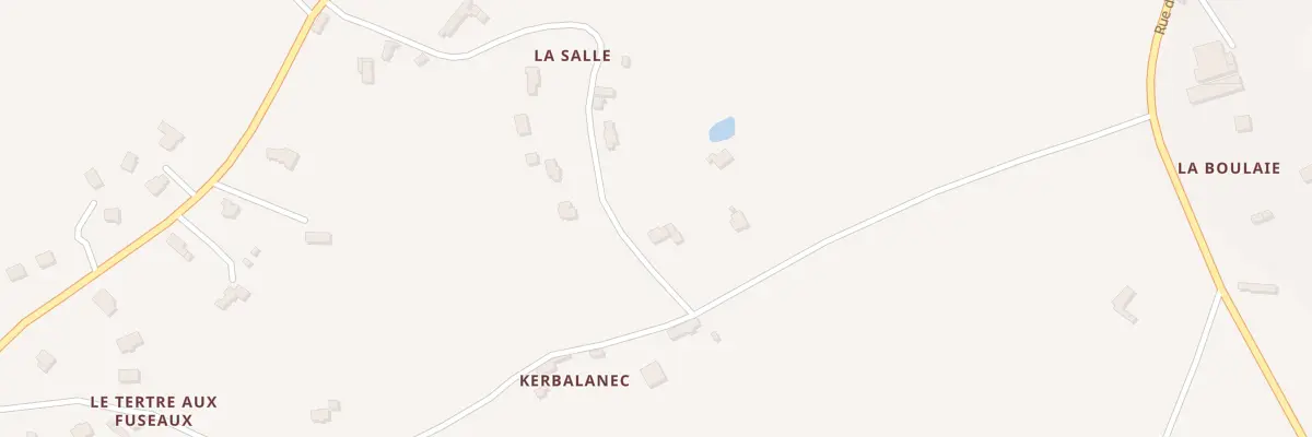 Plan du 5312 Kerbalanec à Boqueho
