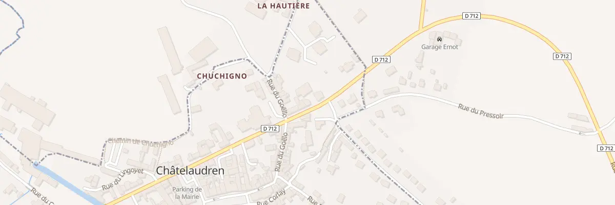 Plan du 33 Rue du Gen Leclerc à Châtelaudren-Plouagat