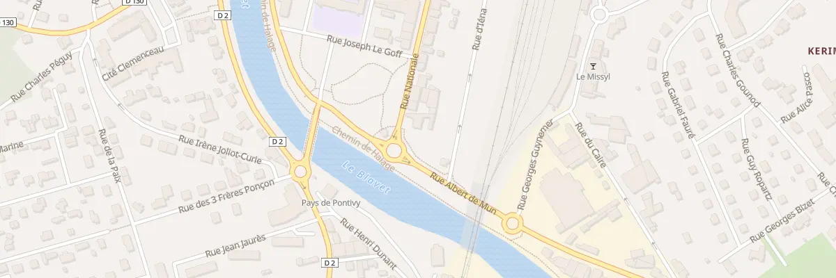 Plan du 157 Rue Nationale à Pontivy