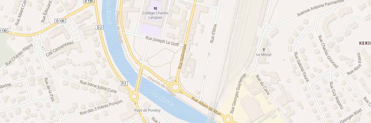 Plan du 155 Rue Nationale à Pontivy