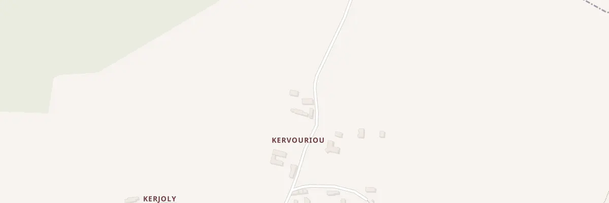 Plan du 7 Kervouriou à Pludual