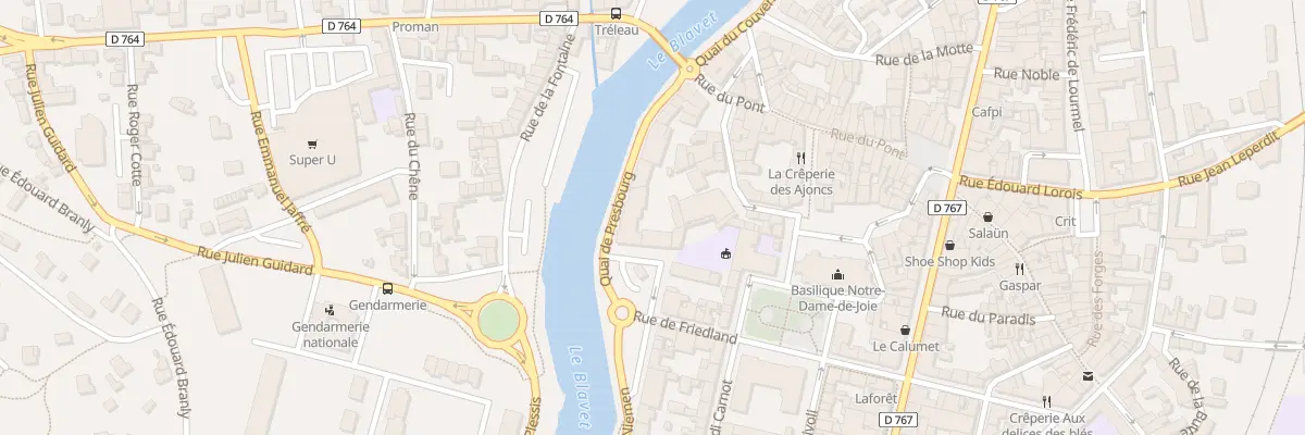 Plan du 15 Quai Presbourg à Pontivy