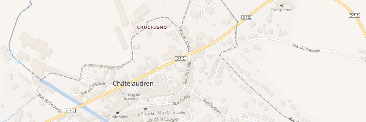 Plan du 32 Rue du Gen Leclerc à Châtelaudren-Plouagat