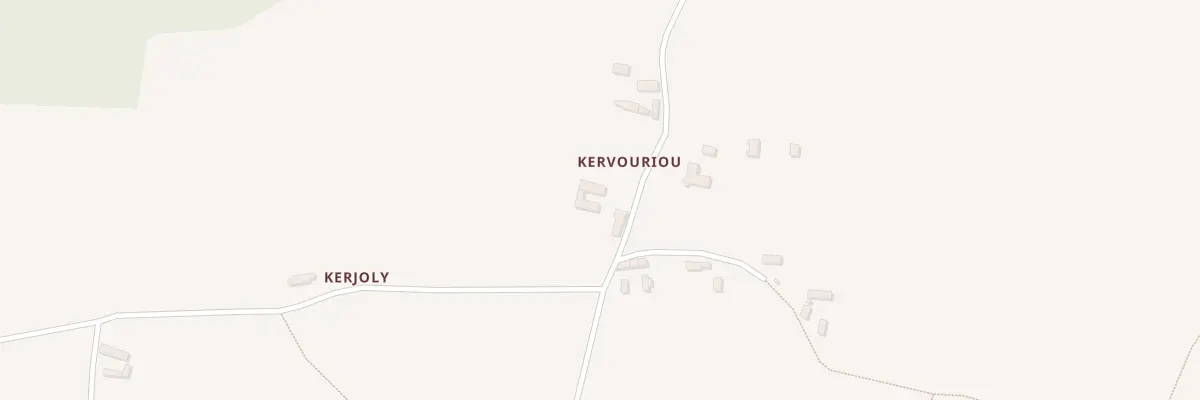 Plan du 3 Kervouriou à Pludual